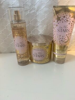 Bath and Body Works IN THE STARS 3pc Set. Fragrance, Body Lotion & Candle ✨